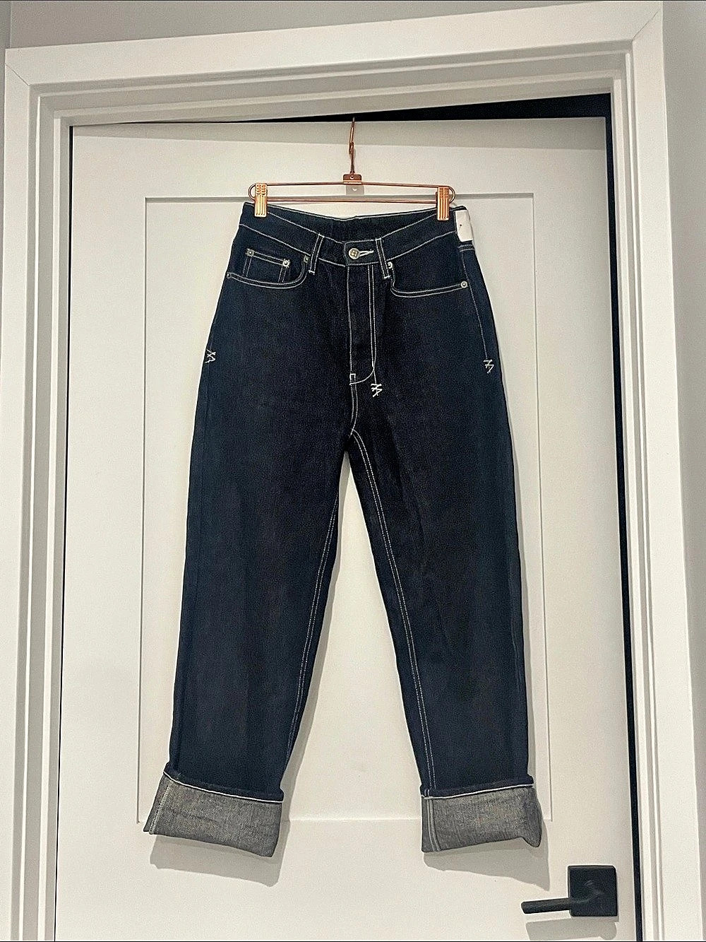 Ksubi Brooklyn Jean Zenith Straight Leg Cotton Jeans Blue Waist 26 Like New